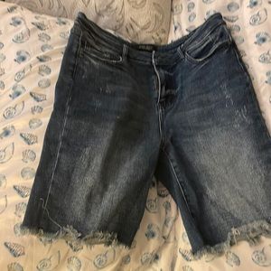 Judy Blue dark denim shorts